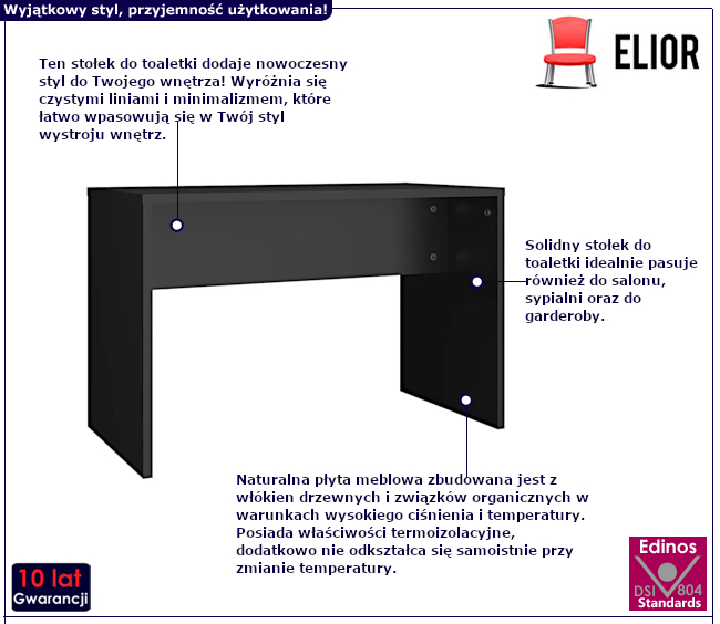 Stołek do toaletki Ozi
