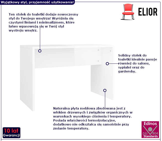 Stołek do toaletki Ozi