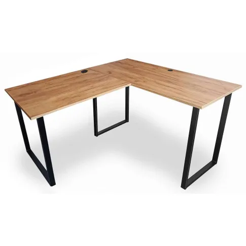 Narożne biurko w stylu loft 90x180x60 Irvo