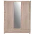 Zdjęcie produktu Szafa trzydrzwiowa z lustrem do sypialni - Donet 16X.