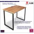 Proste loftowe biurko 90x60 Imet