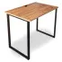 Minimalistyczne biurko na metalowych nogach 90x60 dąb craft złoty - Trilox