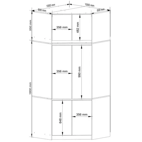 Wymiary szafy Firelli