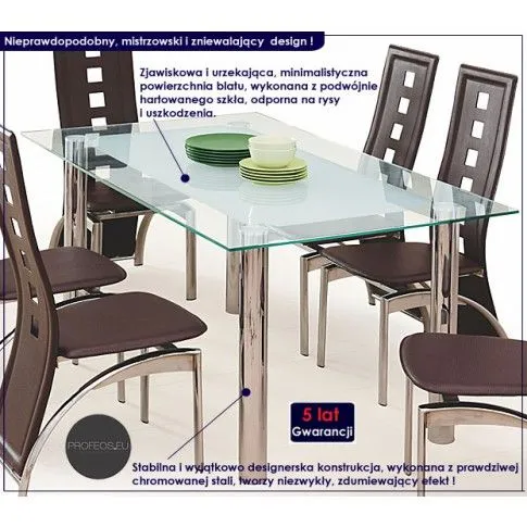 Fotografia Stół szklany Primo z kategorii Stoły