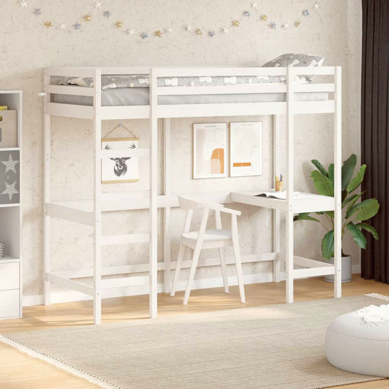 Prezentacja łóżka sosnowego Interis 4X biały