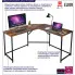Narożne biurko pod laptopa w stylu industrialnym Nascar 3X