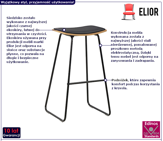 Metalowe hokery Umix