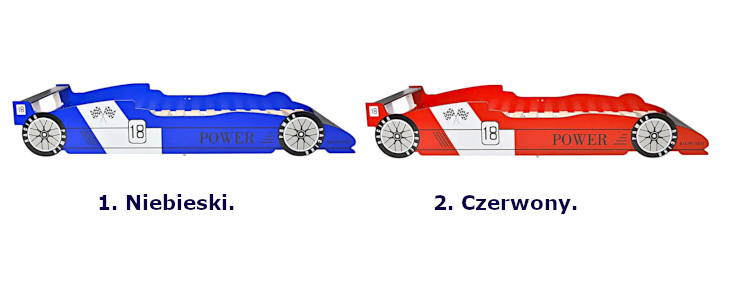 Różne wersje kolorystyczne łóżka Elian 90x200