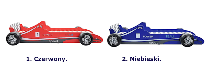 Różne wersje kolorystyczne łóżka Nimbus 90x200
