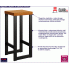 Fotografia Czarny drewniany taboret loft - Pedros 3X 4 kolory z kategorii Taborety