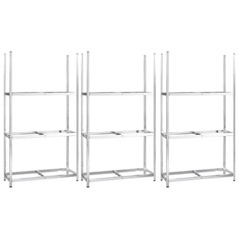 3 regały metalowe na opony Ifexo 8X