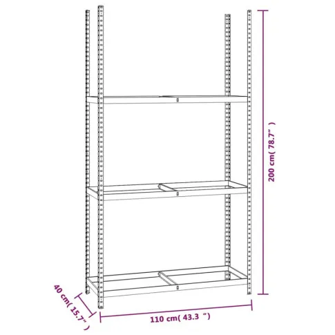 Wymiary regału Ifexo 8X