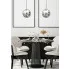 wizualizacja Lampa wisząca szklana w stylu glamour - K557-Unao