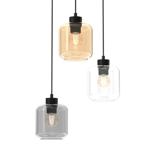 Fotografia Lampa wisząca SOMBRA Teriena 3xE27 z kategorii Oświetlenie