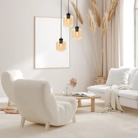 Szczegółowe zdjęcie nr 4 produktu Lampa wisząca SOMBRA Tareos 3xE27