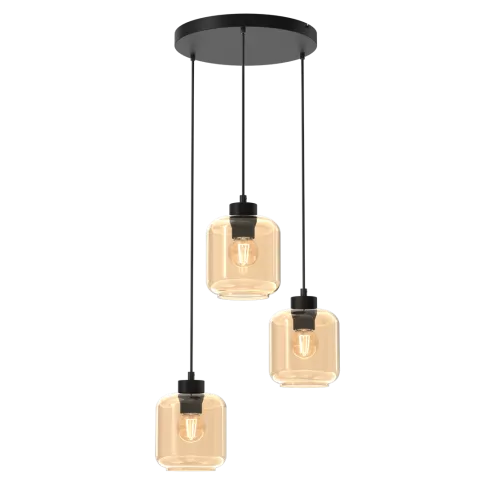 Szczegółowe zdjęcie nr 7 produktu Lampa wisząca SOMBRA Tareos 3xE27