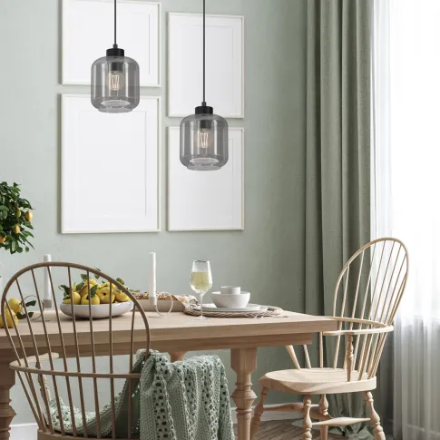 Szczegółowe zdjęcie nr 5 produktu Lampa wisząca SOMBRA Metisa 1xE27