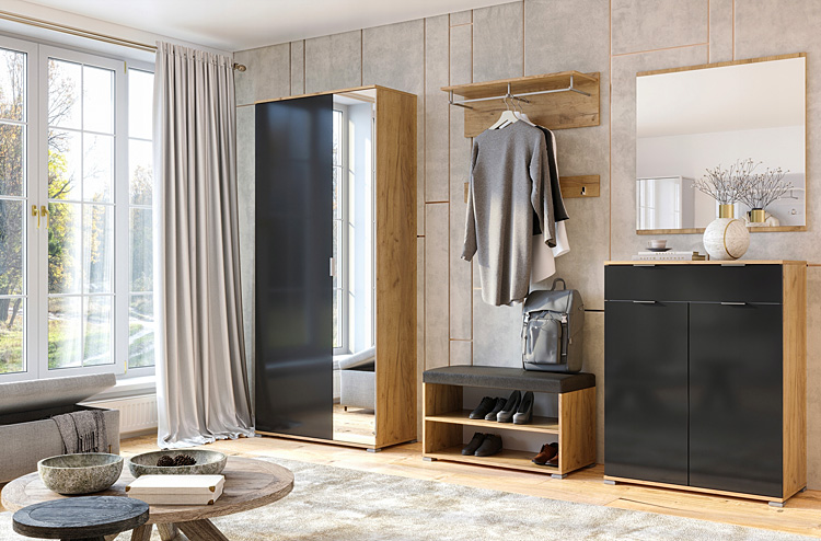 Wizualizacja wnętrza z meblami Invisa