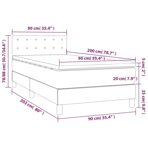 Wymiary łóżka Fibero 4X
