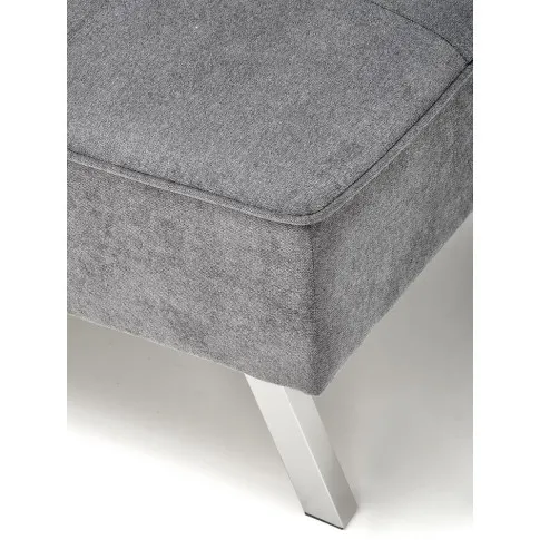 Szczegółowe zdjęcie nr 8 produktu Popielata 3-osobowa sofa rozkładana - ZESTAW