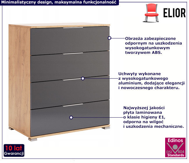 Nowoczesna komoda Invisa 11X