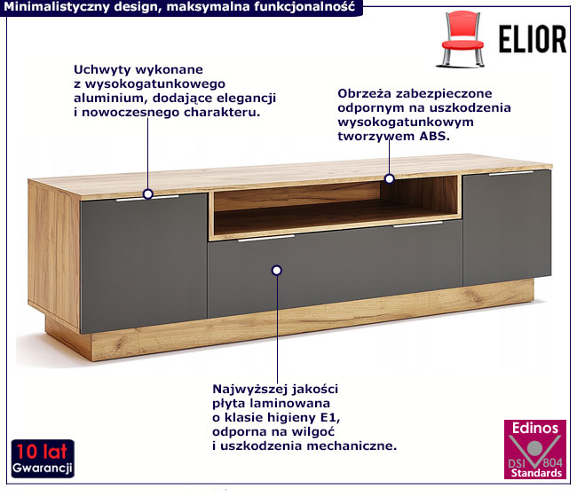 Nowoczesna komoda Genewa 13X