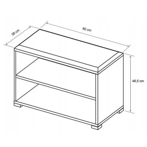 Wymiary szafki na buty Invisa 14X