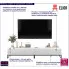 biala ryflowana szafka rtv irving 12x