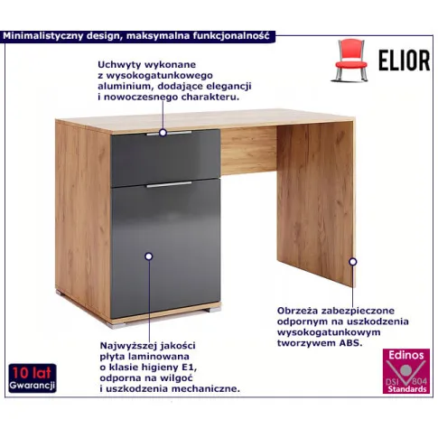 Biurko z szafką Invisa 15X