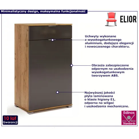 Nowoczesna szafka na buty Invisa 16X