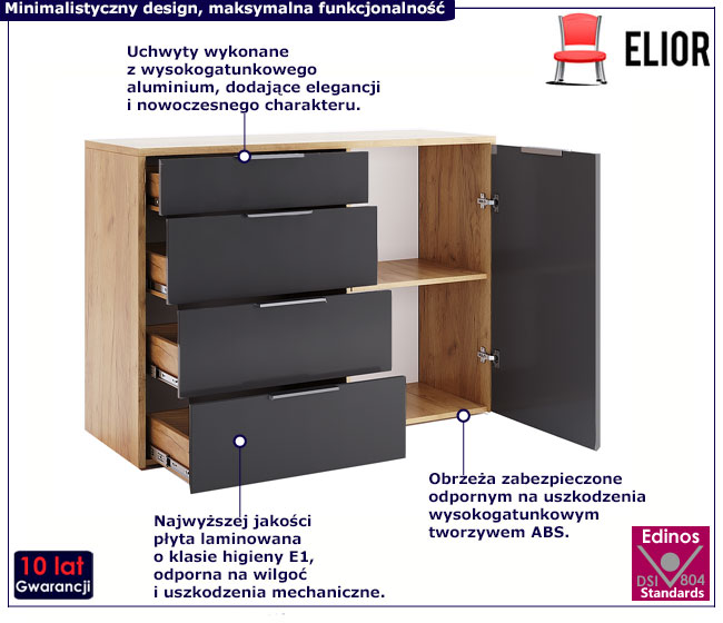 Nowoczesna szafka Kyle 18X