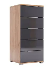 Komoda z szufladami dąb craft + lava mat - Invisa 19X w sklepie Edinos.pl