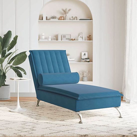 Prezentacja niebieskiego szezlonga Beluso 3X