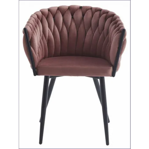 Zdjęcie różowe stylowe krzesło do salonu Giberdi | Edinos.pl
