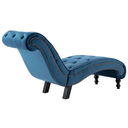 Elegancki niebieski szezlong Diveros 3X