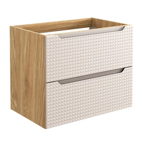 Beżowa szafka z szufladami Verdum 8X