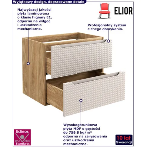 Beżowa szafka 3D Verdum 8X