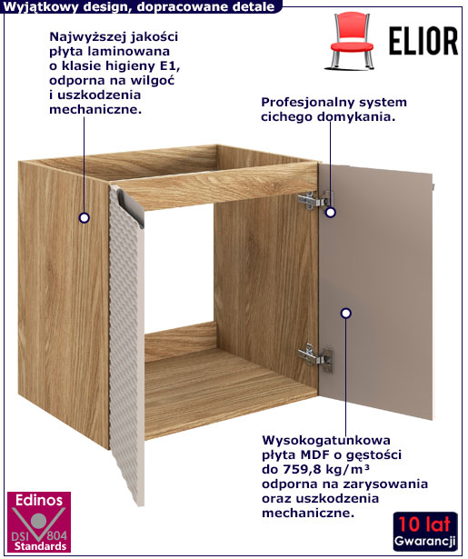 Nowoczesna szafka do łazienki Cyrkonix 7X