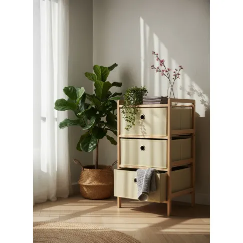 Beżowy niski regał do przechowywania   Galius 3X