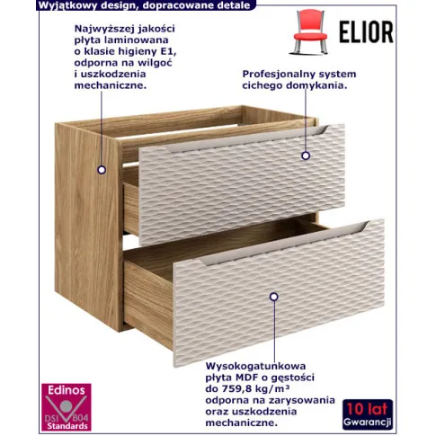 Nowoczesna szafka łazienkowa Eret 8X 80 cm