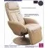 Fotografia Beżowy rozkładany fotel obrotowy - Maos z kategorii Fotele wypoczynkowe