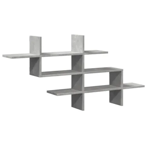 Wisząca półka ścienna szarość betonu Seno