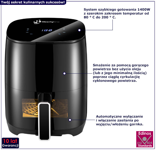 Frytownica beztłuszczowa Poms 4X