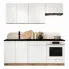 biała kuchnia do kawalerki  Elandro 27X