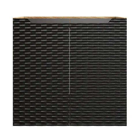 Czarna szafka do łazienki Eret 7X