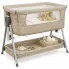 Dostawka do łóżka dla niemowlaka z półeczką taupe - Brico