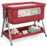 Czerwone przenośne łóżeczko niemowlęce Brico