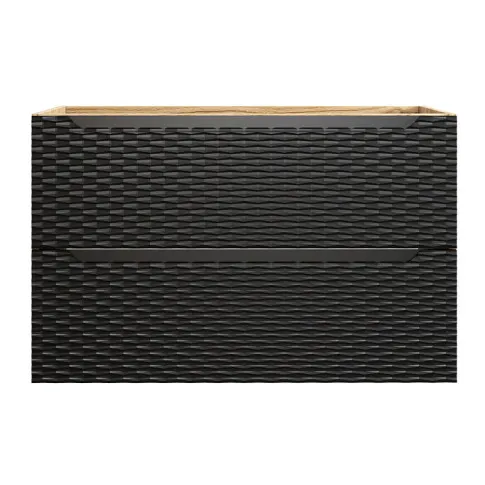 Czarna szafka do łazienki Eres 8X 90