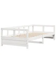 Białe skandynawskie łóżko 90x200 - Filove 4X w sklepie Edinos.pl