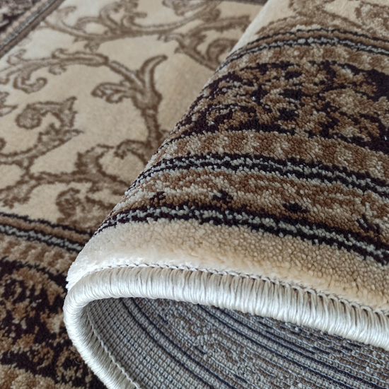 Kremowy dywan do salonu nesso